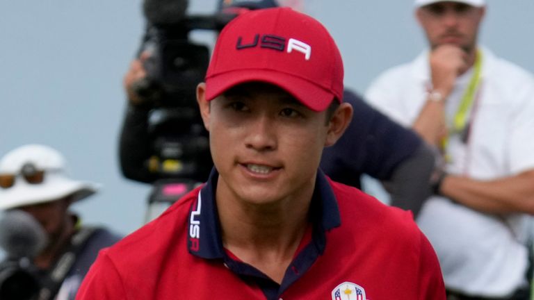 Collin Morikawa featured in Team USA's record-breaking Ryder Cup victory over Europe at Whistling Straits last September 