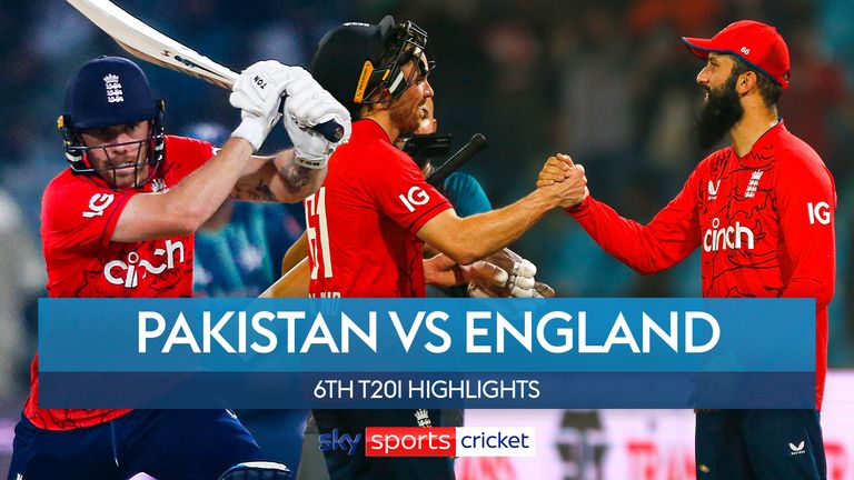 Highlights from the sixth T20 international in Lahore as Phil Salt's blistering 88 not out from 41 balls powered England to an eight-wicket victory over Pakistan