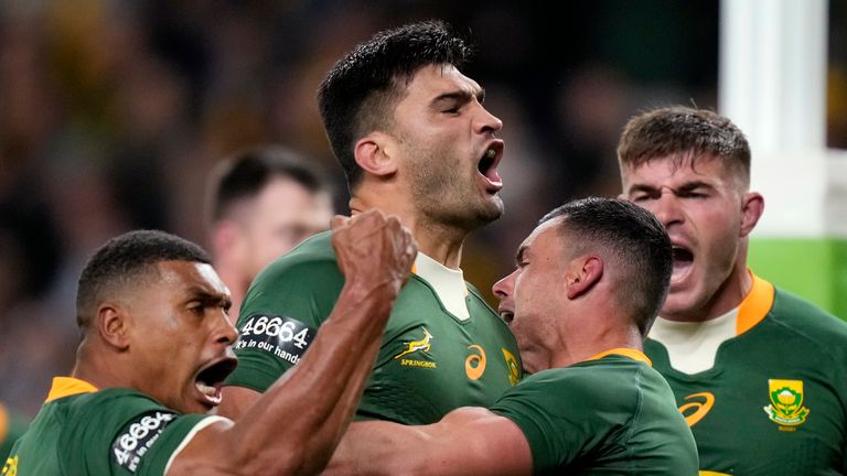 De Allende rewarded his team's early work against the Wallabies