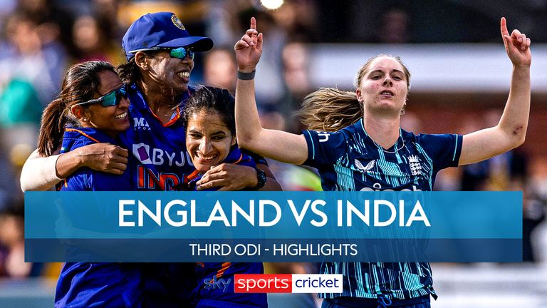Highlights of the 3rd One Day International between England and India at Lord's.