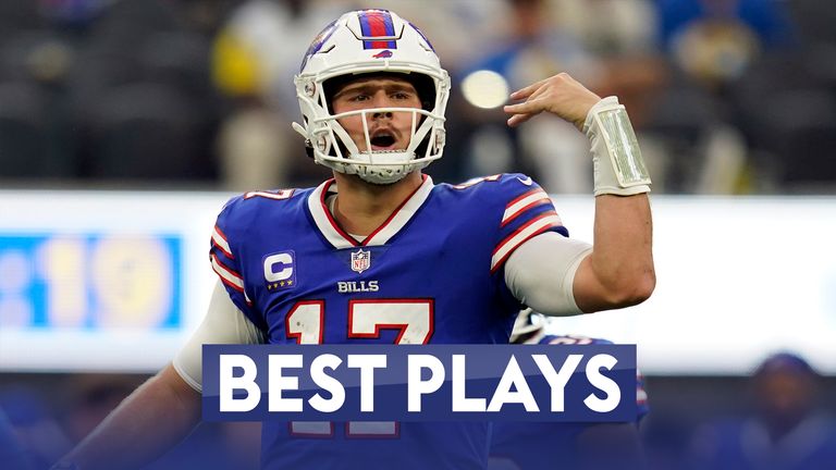 Watch Josh Allen's best plays as he led the Buffalo Bills to a 31-10 victory over the defending Super Bowl-champion Los Angeles Rams