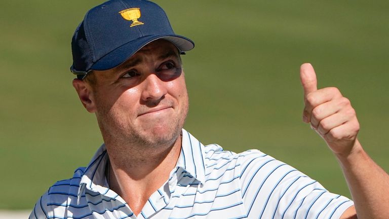 Justin Thomas appeared in the President's Cup for the third time in a row