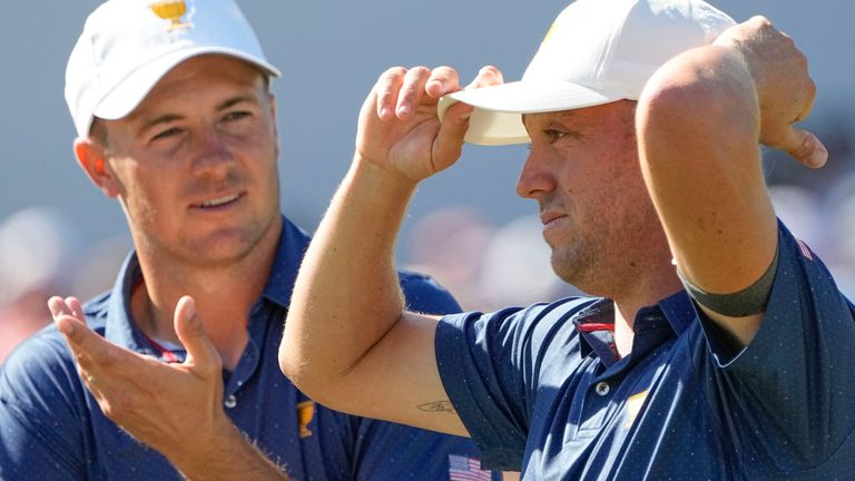 Justin Thomas and Jordan Spieth have won all four matches together this week for Team USA