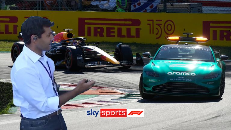Sky F1's Karun Chandhok explains why the Italian Grand Prix ended behind the Safety Car and the options available to the FIA ​​in situations like this.