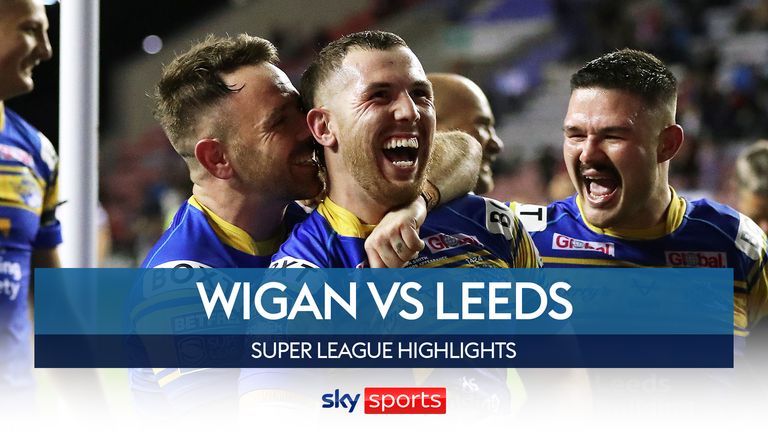 Highlights of the Super League semi-final game between Wigan Warriors and Leeds Rhinos