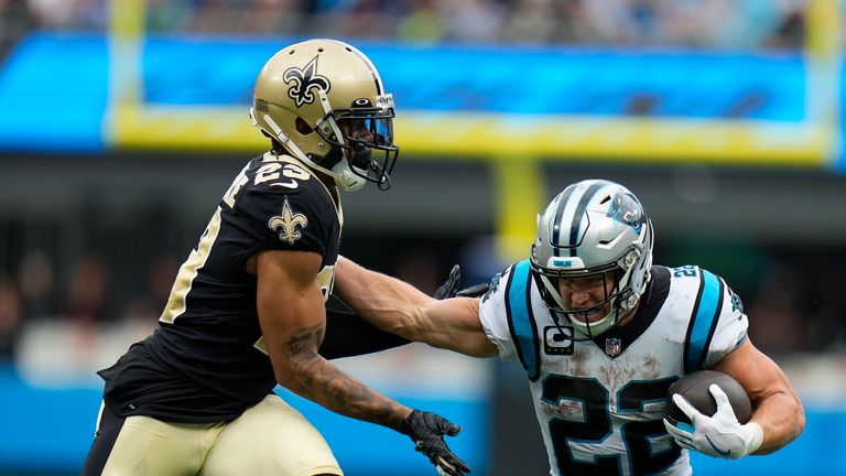 Highlights of the New Orleans Saints against the Carolina Panthers in Week Three of the NFL season.