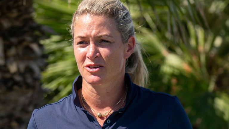 Suzann Pettersen attended a series of events as part of the "One Year To Go" celebration event for the 2023 Solheim Cup