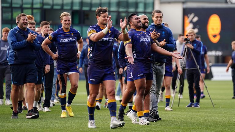 Worcester Warriors centre Ollie Lawrence says his club being put into administration cannot be allowed to happen to other teams in the Premiership.