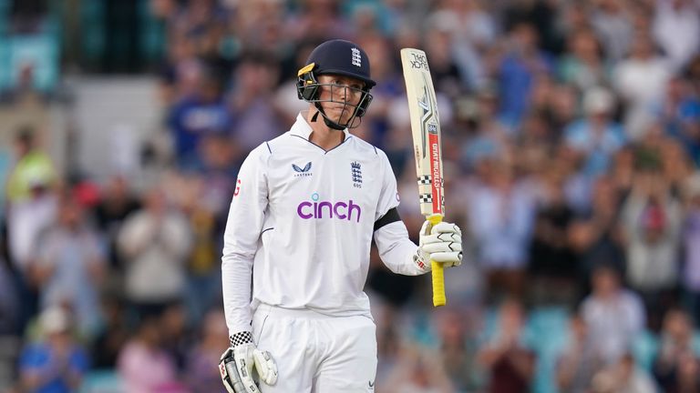 Take a look at the standout moments from Zak Crawley's half-century for England on day four of the third Test against South Africa