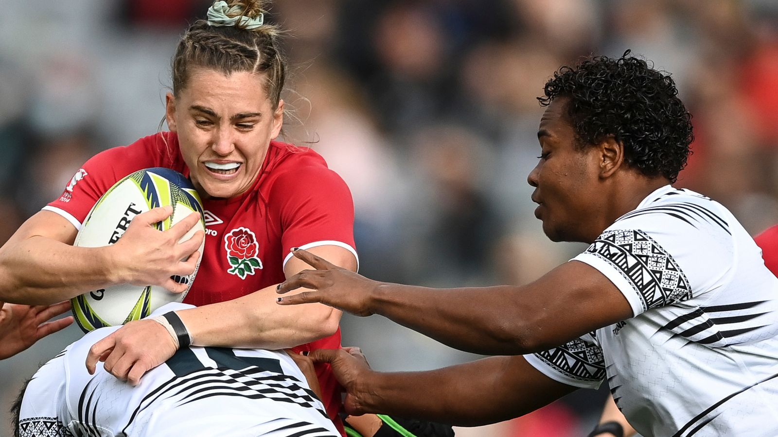 Womens Rugby World Cup England register record 14 tries in 84-19 win over Fiji in Auckland Rugby Union News Sky Sports