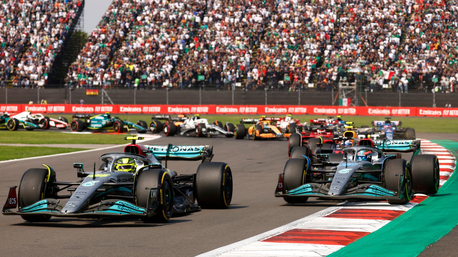 mexico-city-gp-lewis-hamilton-questions-mercedes-strategy-as-team-mate-george-russell-reflects-on-first-lap-battle