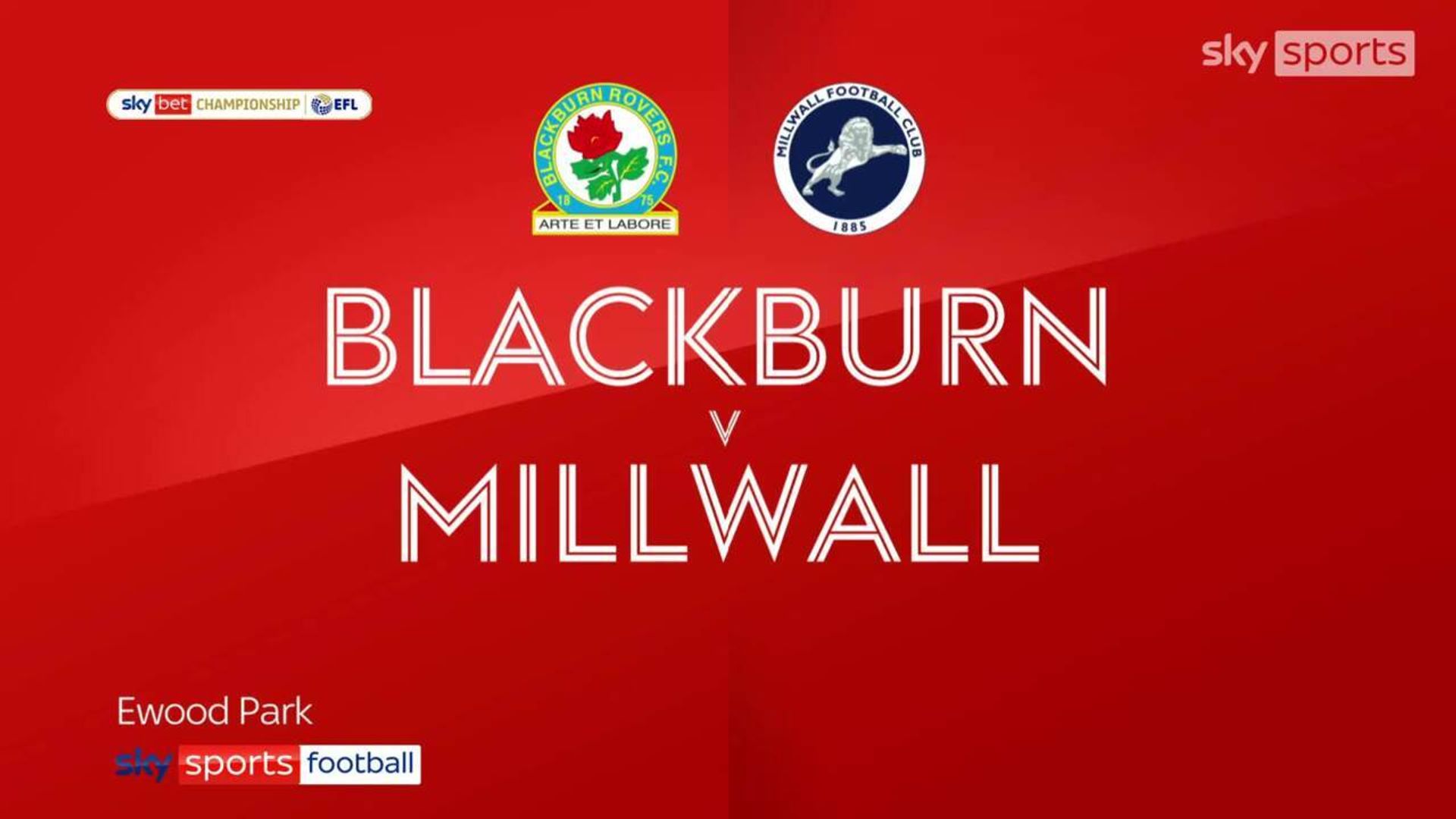 Blackburn 2-1 Millwall