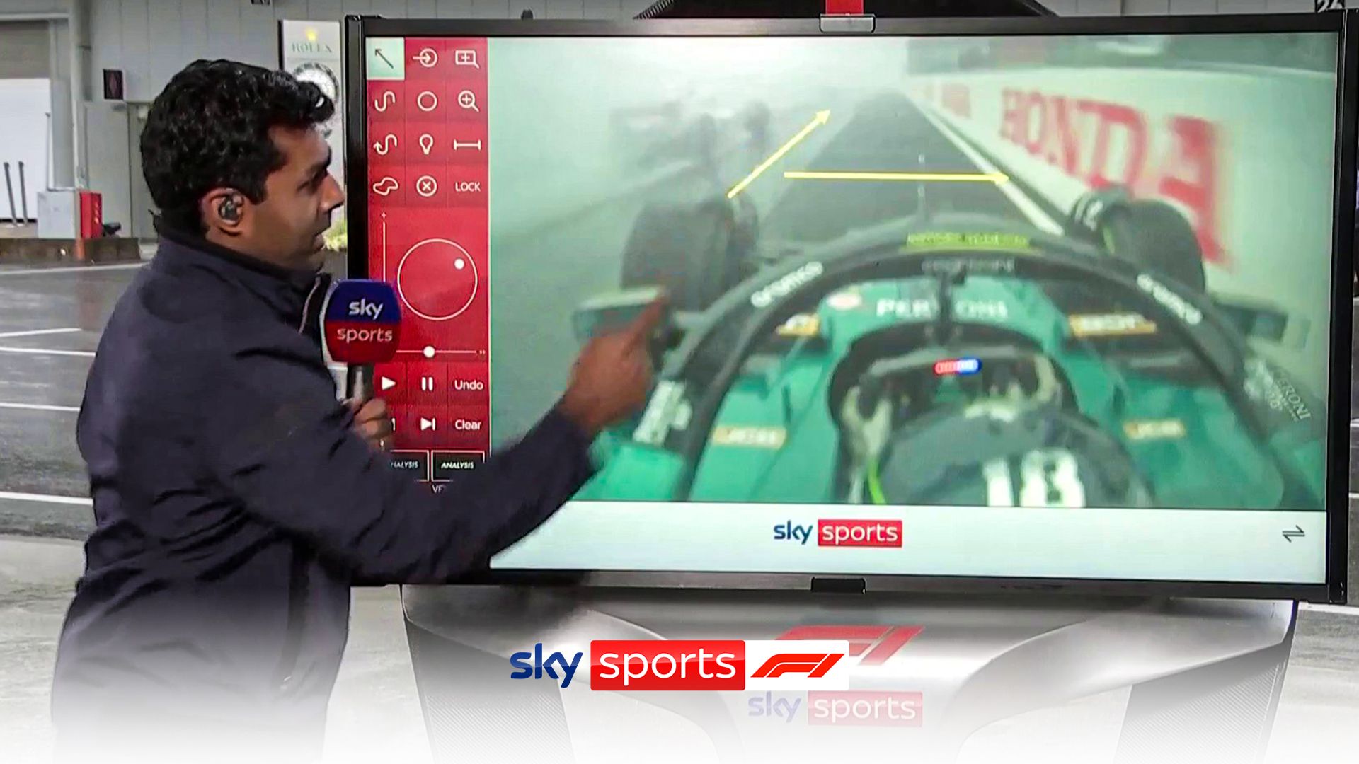 SkyPad: Chaos at the start of Japanese GP