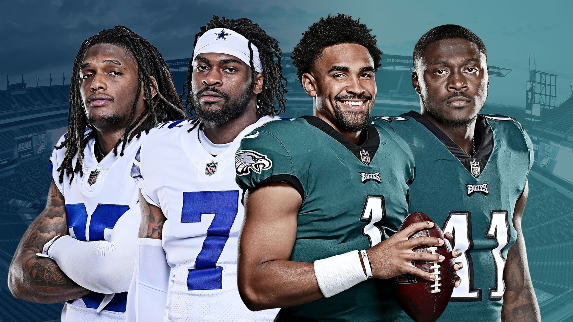 Eagles and Cowboys set for full-blooded battle in NFC East