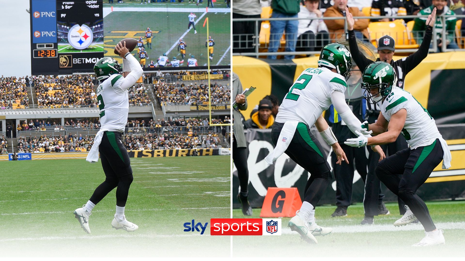 Wilson runs the 'Philly Special' then hits the 'Griddy'!