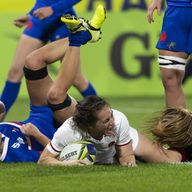 Emily Scarratt was once again the pivotal cog in England's side as they ground out a closely fought win over France