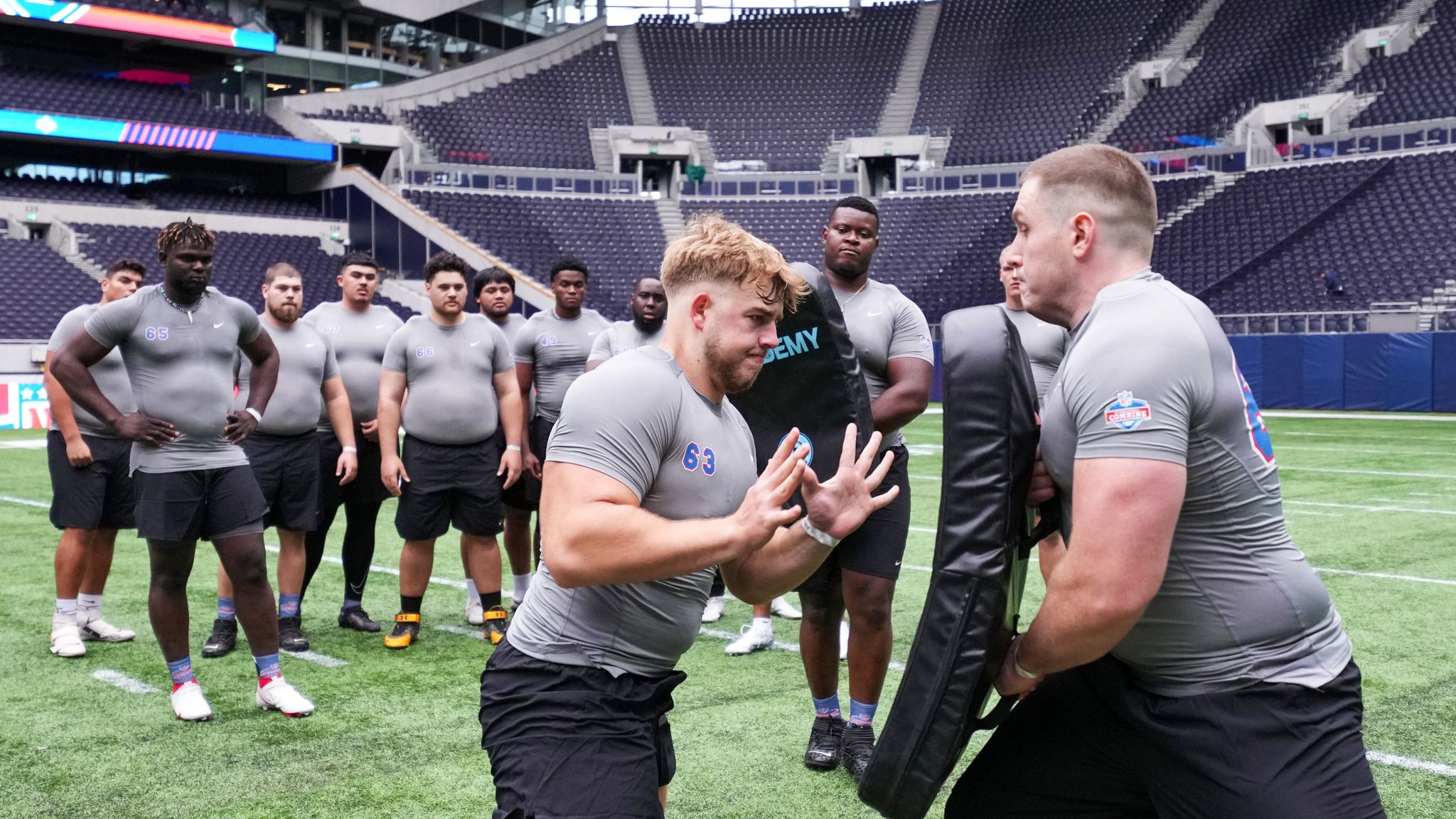 NFL hopefuls chase the dream in 2022 International Combine at