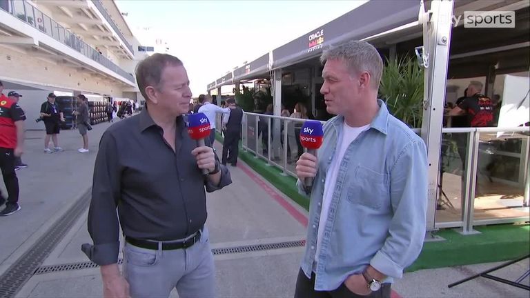 Simon Lazenby and Martin Brundle look ahead to the United States Grand Prix from Austin, focusing on Red Bull's cost cap scandal