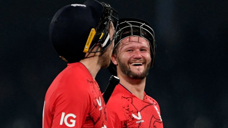 Ben Duckett (right) played the most recent of his four Test matches in November 2016