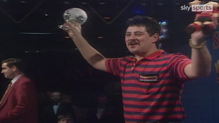 Dennis Priestley became the first ever winner of the World Championship, thrashing Phil Taylor 6-1 in the final