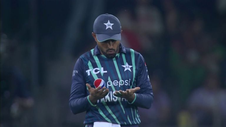 Babar Azam dropped a sitter, giving Harry Brook a lifeline on 24