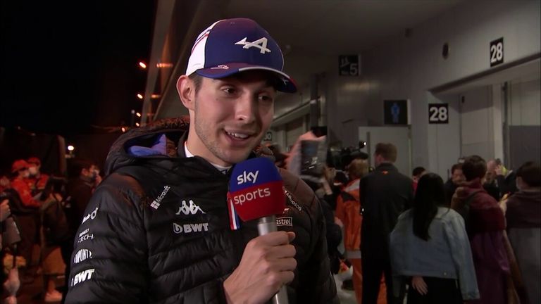 Esteban Ocon dice que se divirtió mucho luchando con Lewis Hamilton en Suzuka