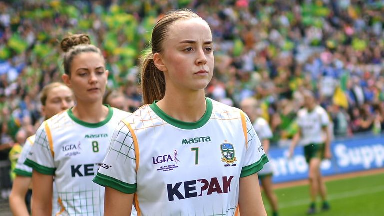 Aoibhín Cleary of Meath before July's TG4 All-Ireland final