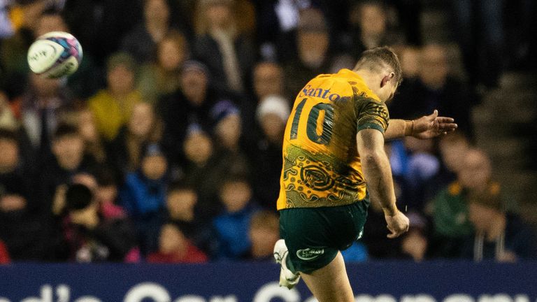 Bernard Foley landed three penalties and a conversion to win the game for the Wallabies 
