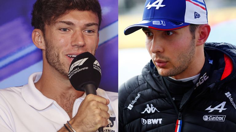 Pierre Gasly: New Alpine driver 'not worried' about Esteban Ocon ...