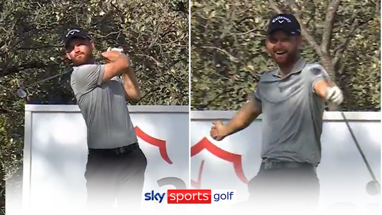 Daniel Gavins provides the perfect response to a quadruple bogey with a hole-in-one at the Open de Espana.