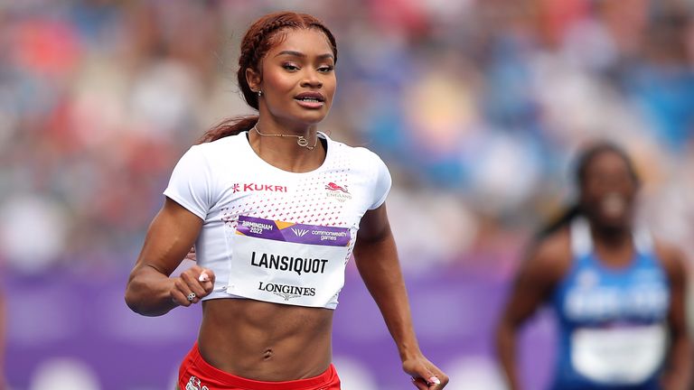 England's Imani-Lara Lansiquot, competing at the 2022 Commonwealth Games, says participating at the Games brings a "mixed bag of emotions"