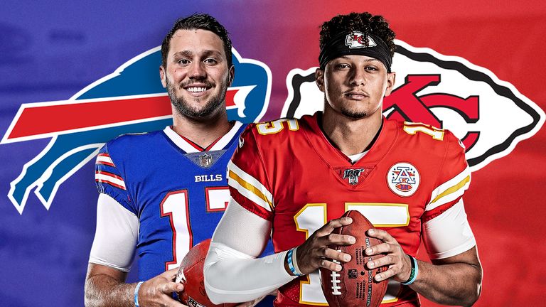Josh Allen and Patrick Mahomes go head-to-head for a fifth time in their NFL careers on Sunday, live on Sky Sports
