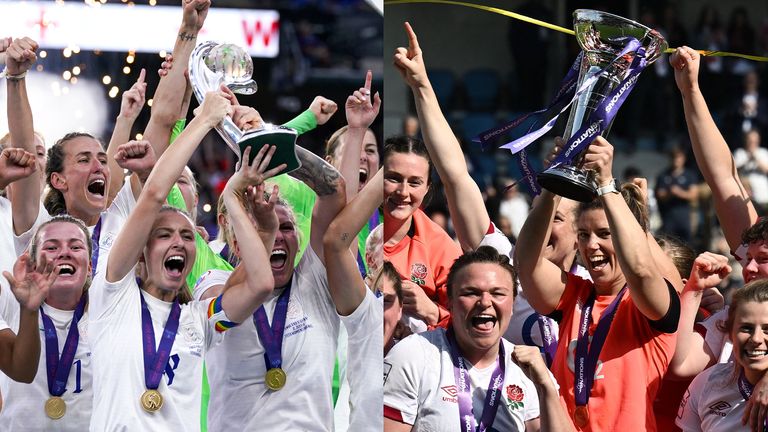 L'Angleterre, favorite de la Coupe du monde de rugby féminin, pourrait s'inspirer des Lionnes, vainqueurs du Championnat d'Europe de l'UEFA, avant le tournoi, selon l'entraîneur-chef Simon Middleton.