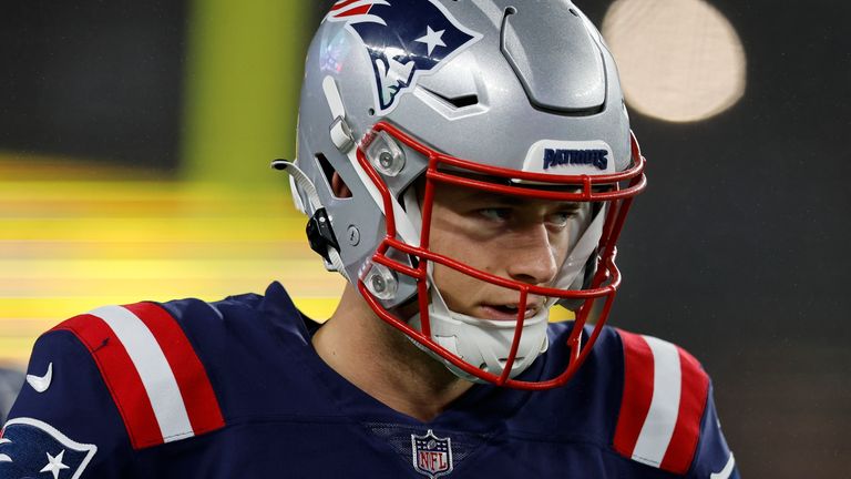 New England Patriots quarterback Mac Jones was benched in the first half of their Monday night loss to the Chicago Bears