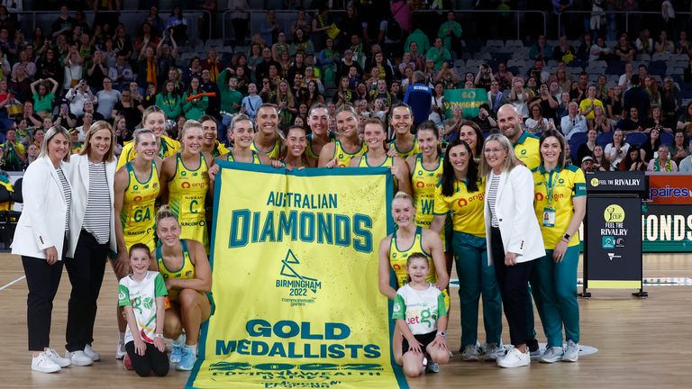 The Australian Diamonds won the recent Commonwealth Games and face England at the end of October