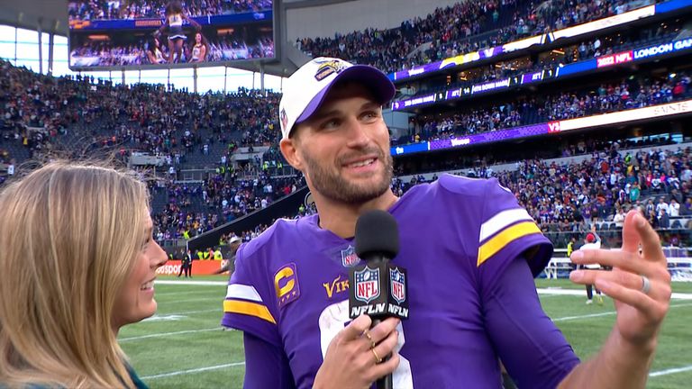 Minnesota Vikings' Kirk Cousins thought the game with the New Orleans Saints was headed to overtime after Wil Lutz's last minute field goal double bounced of the upright and crossbar.