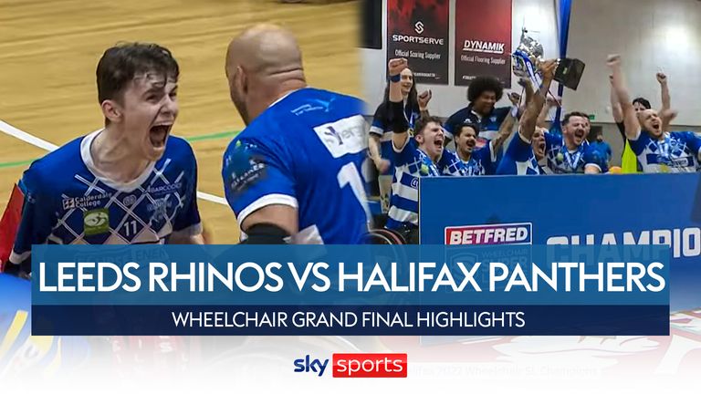 Highlights of the 2022 Betfred Wheelchair Super League Grand Final between Leeds Rhinos and Halifax Panthers.