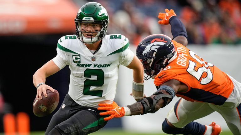 Highlights of the New York Jets vs. the Denver Broncos from week seven of the NFL season