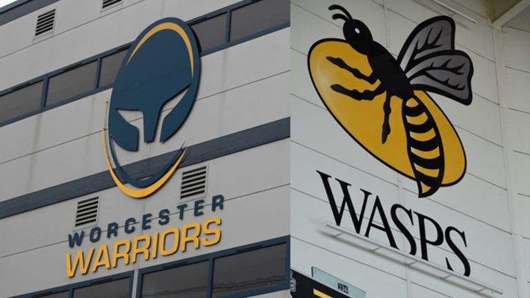 Worcester and Wasps both entered administration and were relegated from the Premiership within a fortnight of each other
