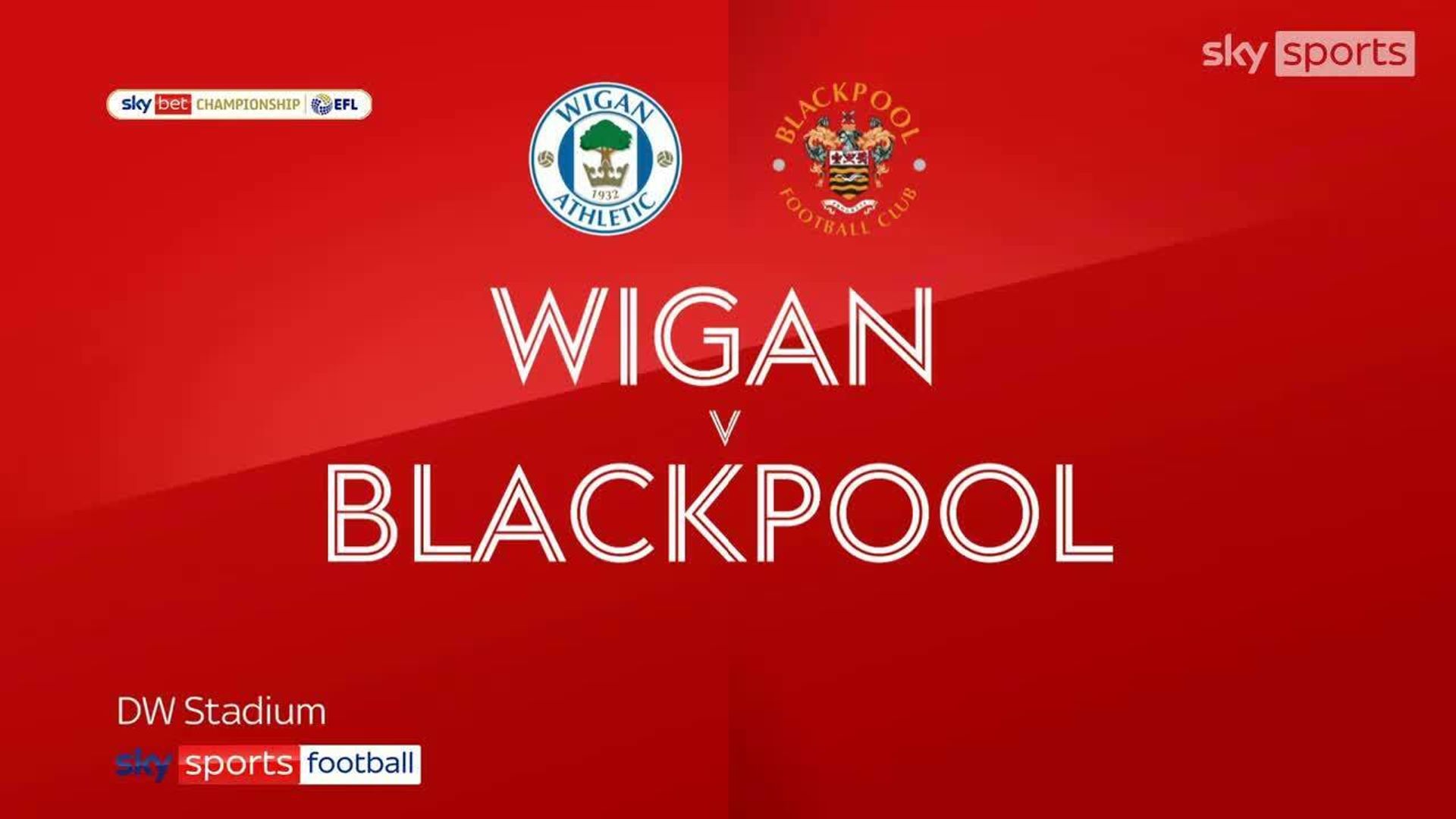 Wigan Athletic  2-1 Blackpool
