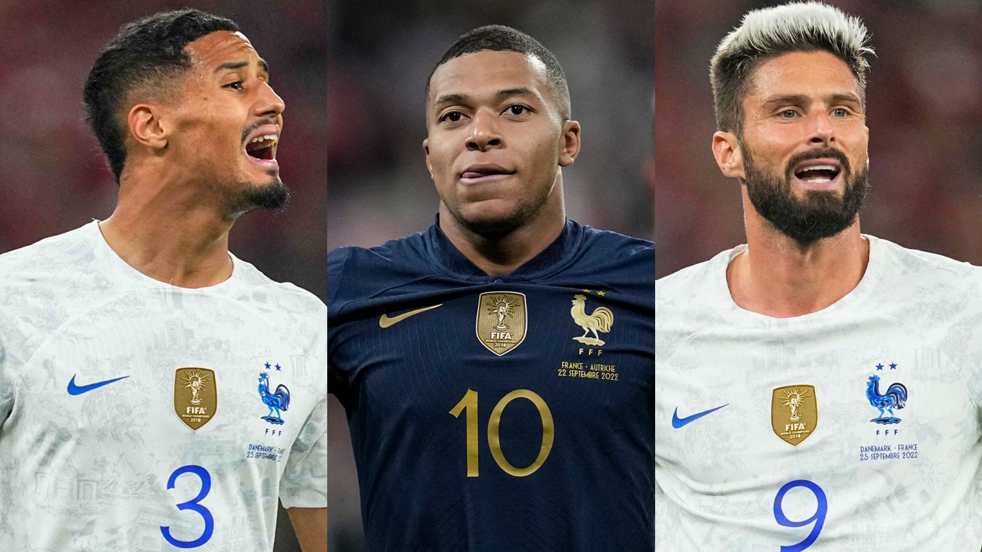 Saliba, Konate and Giroud in France WC squad, Deschamps only picks 25