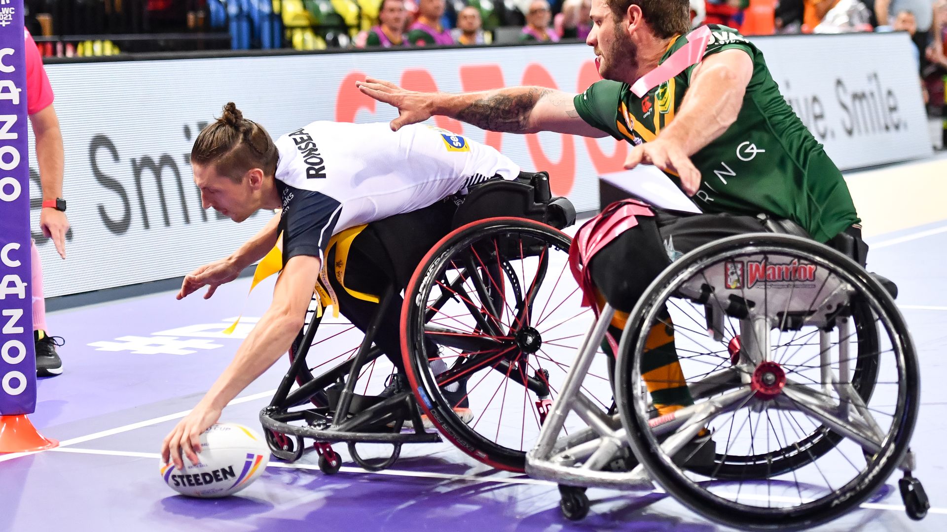 Brown stars as England open wheelchair RLWC with win over Australia