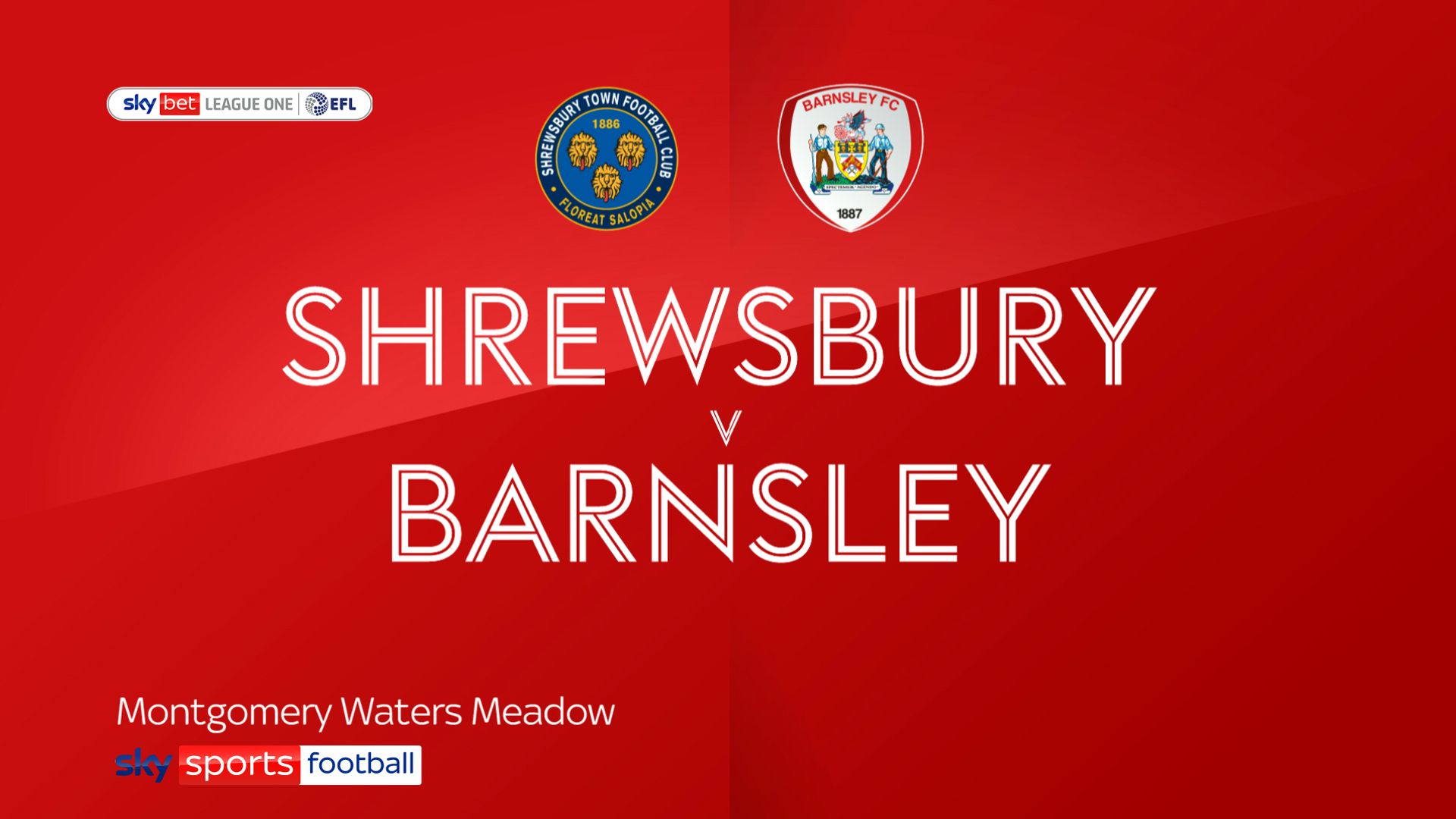 Barnsley add third consecutive win at Shrewsbury