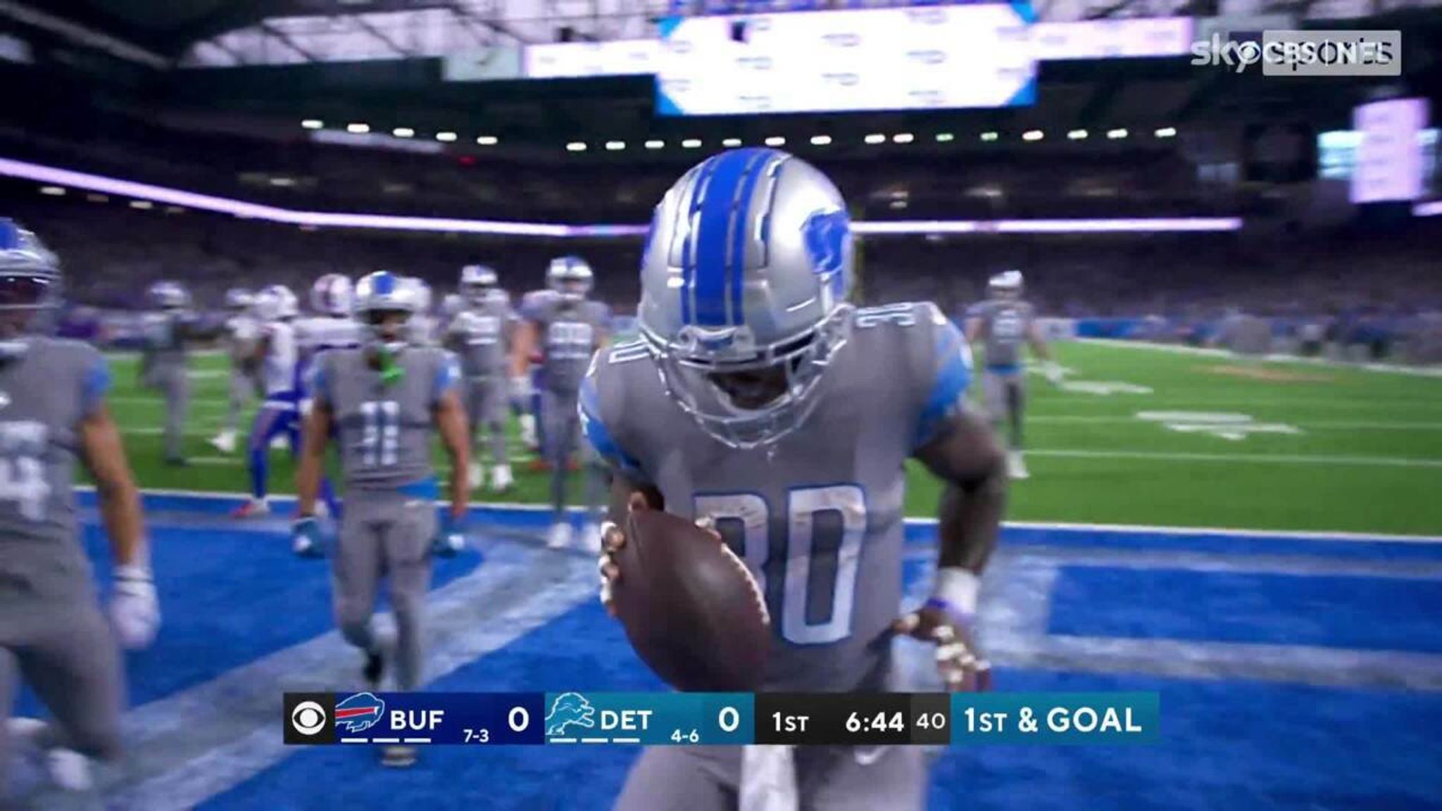 Jamaal Williams Scores Early Touchdown For Lions