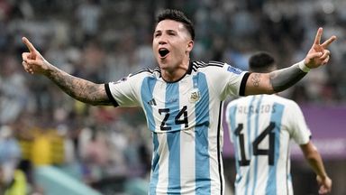 Image of Enzo Fernandez helped Argentina win the World Cup last month