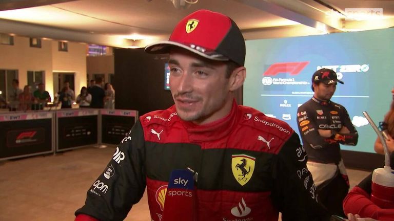 Charles Leclerc, Sürücüler klasmanında ikinci sırayı garantilemek için Abu Dhabi Grand Prix'sinin erken saatlerinde Sergio Perez'i geçmek isteyeceğini söyledi.