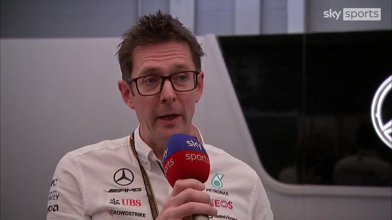 Инженерът на Mercedes Андрю Шовлин беше изненадан от това колко конкурентен беше отборът в началната тренировка преди квалификациите в Сао Пауло.