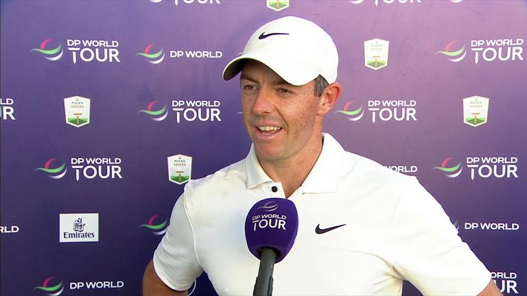Rory McIlroy said it means a lot to finish in Europe's number one spot for the fourth time in his career and feels he's on a journey to becoming a complete golfer