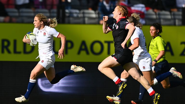 Abby Dow también fue nombrada parte del Dream Team of the Year de World Rugby Women's 15s.