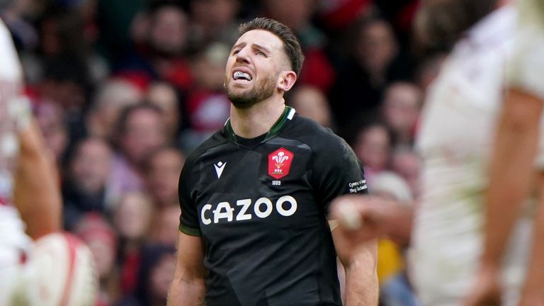 Alex Cuthbert was one of many Wales players who couldn't believe the defeat inflicted on them. 